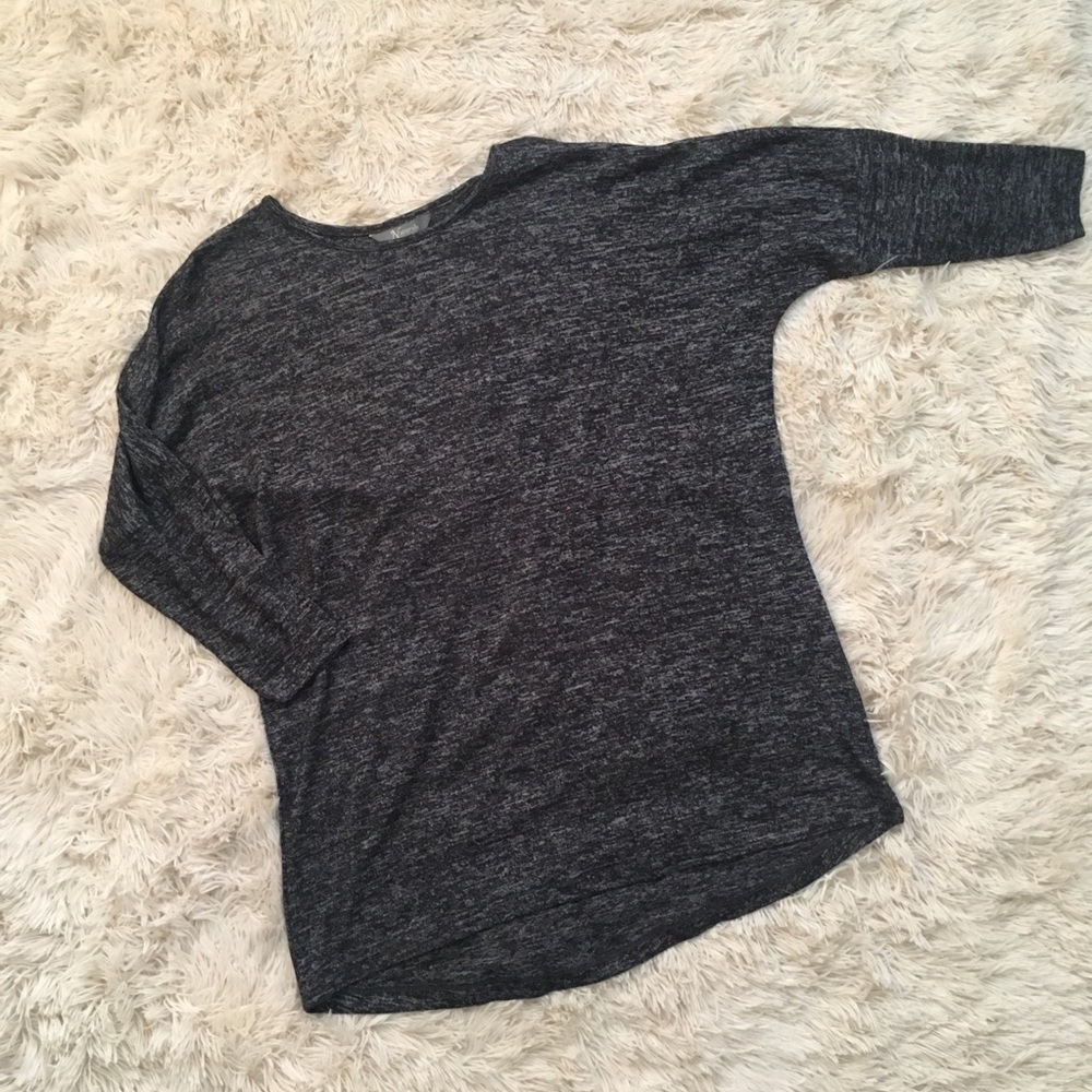 Natural Reflections Gray 3/4 Sleeve Tee